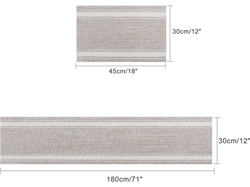 Placemats Set of 6 and Table Runner Set image number 3