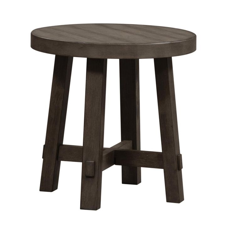 Liberty Furniture Splay Leg Round End Table