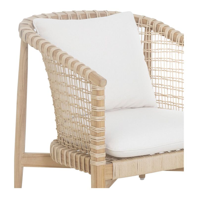 Moe's Home Collection Kuna Outdoor Lounge Chair Natural