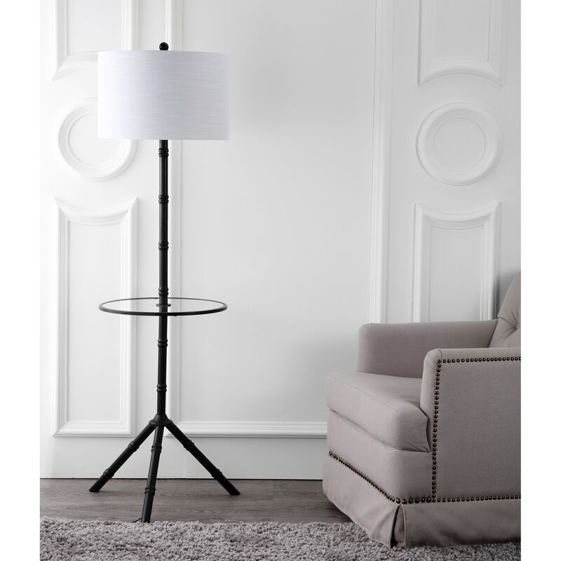 Hall Metal LED End Table Floor Lamp