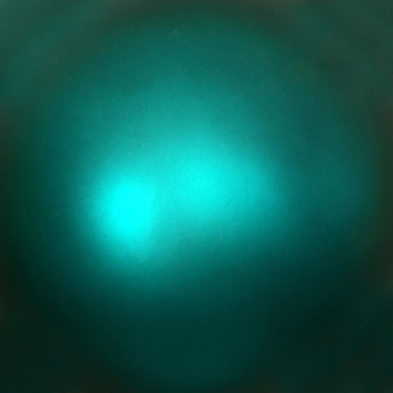 Vickerman 10" Dark Teal Matte Ball Ornament. image number 3