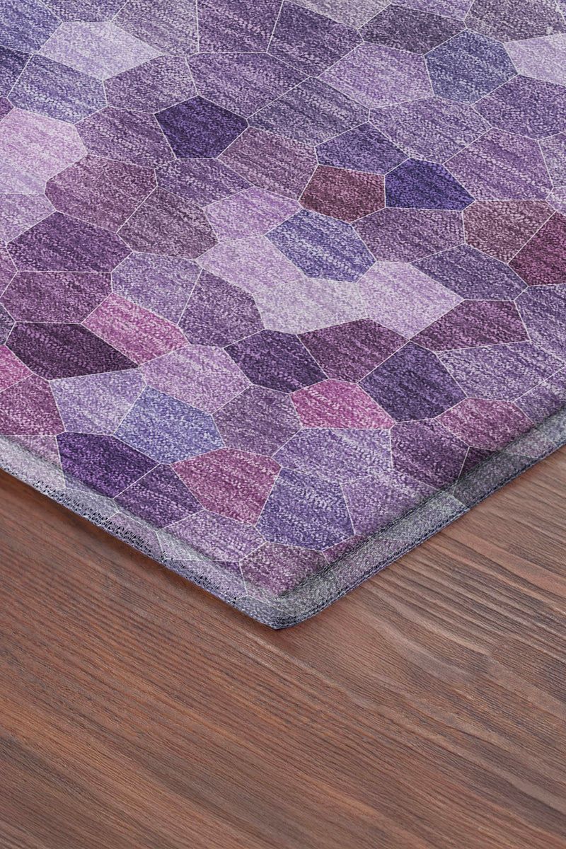 Kaleidoscope KL1 Plum 9' x 12' Rug image number 6
