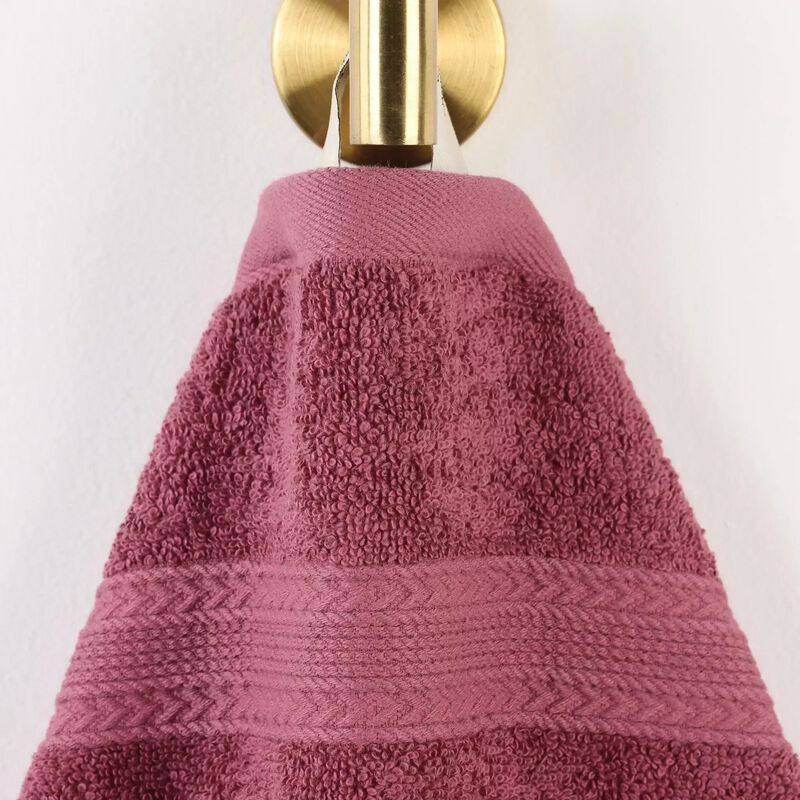 6-Piece Cotton Hand Towel Set for Bathroom and Guest Use image number 2