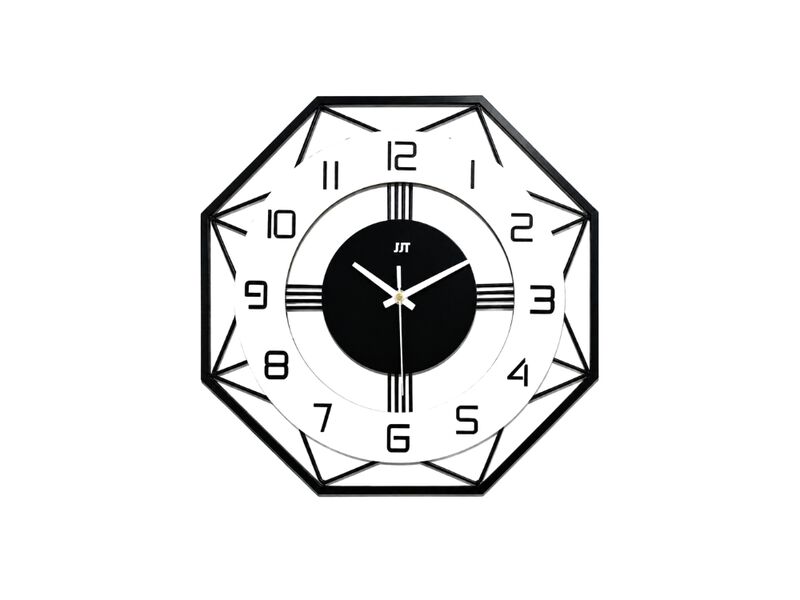 17" Large Silent Wall Clock - Non-Ticking Battery Operated Quartz for Living Room & Kitchen image number 0