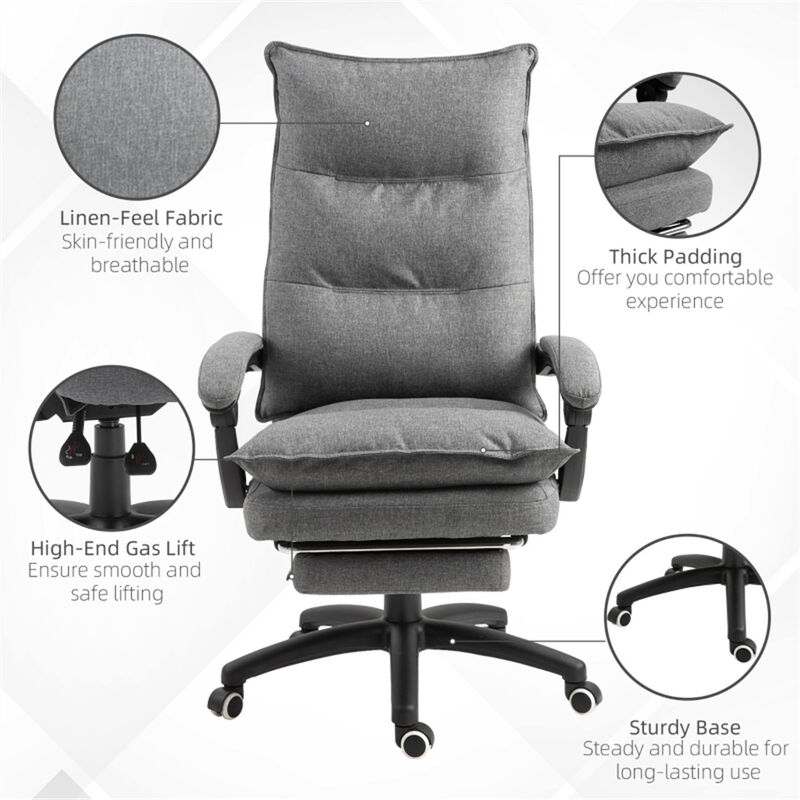 Comfortable office chair with built-in massage &ndash; perfect for all-day office use