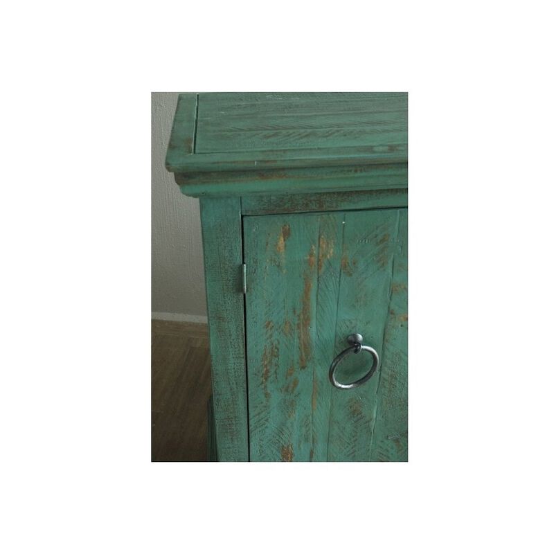 Crafters and Weavers Macao 4 Door Sideboard - Green - 73