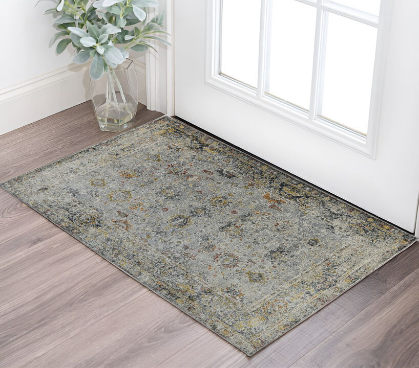 HomeRoots Medallion Area Rug