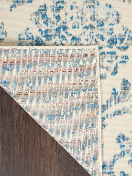 Jubilant JUB09 Ivory/Blue 4' x 6' Rug