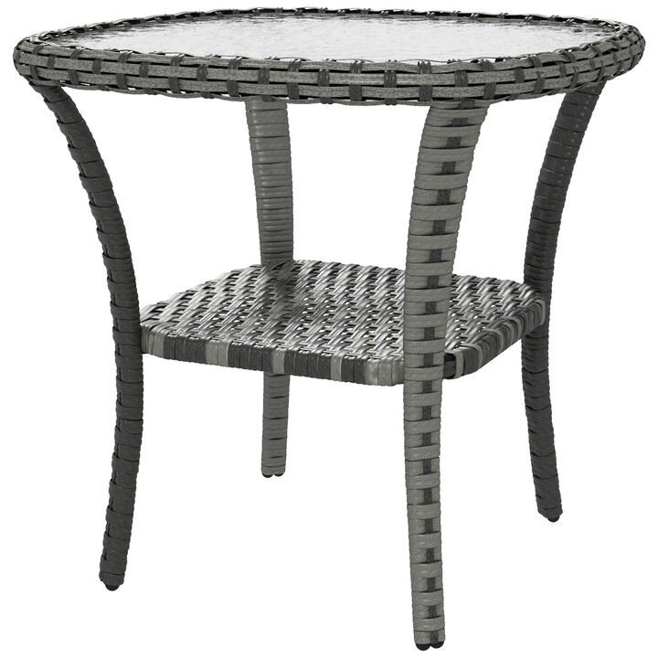 Hivvago Hand-Woven Outdoor Coffee Table