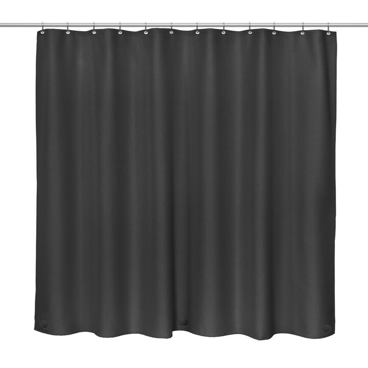 Carnation Home Fashions Standard-Sized Clean Home Peva Liner - 72x72", Black