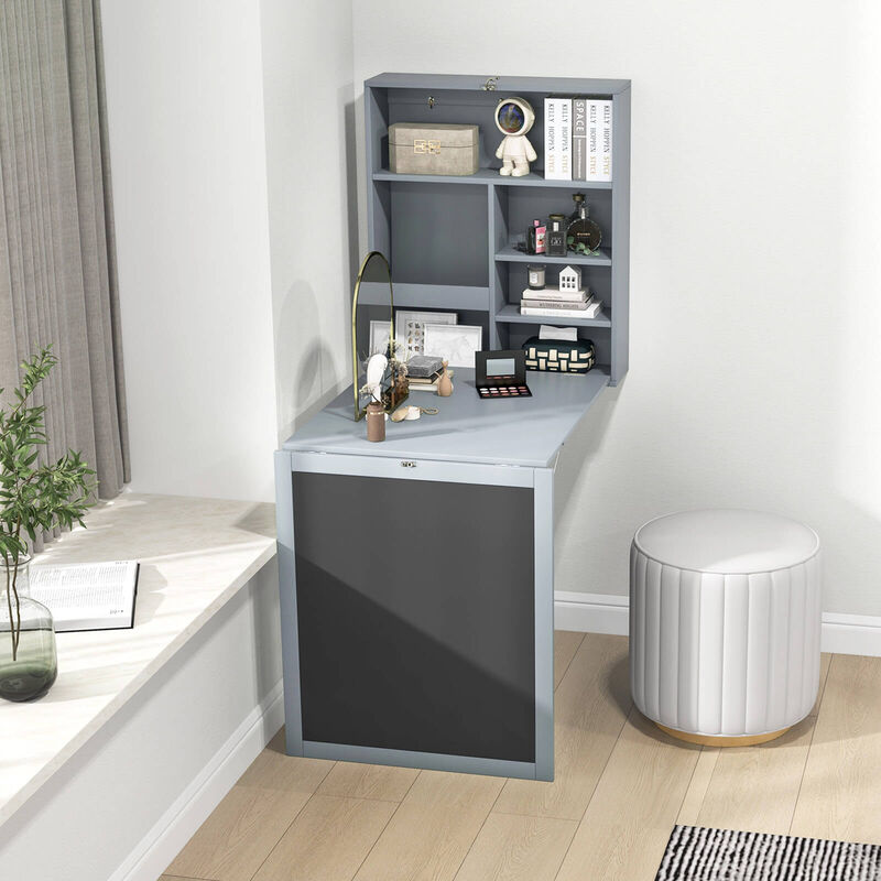 Convertible Wall Mounted Table with A Chalkboard image number 2