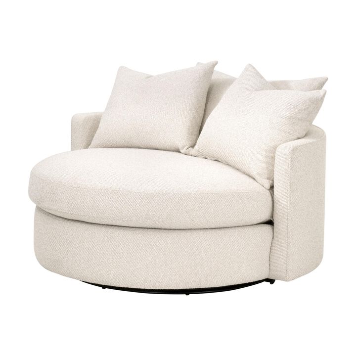 Lourne Grand Swive in Beige l Sofa Chair