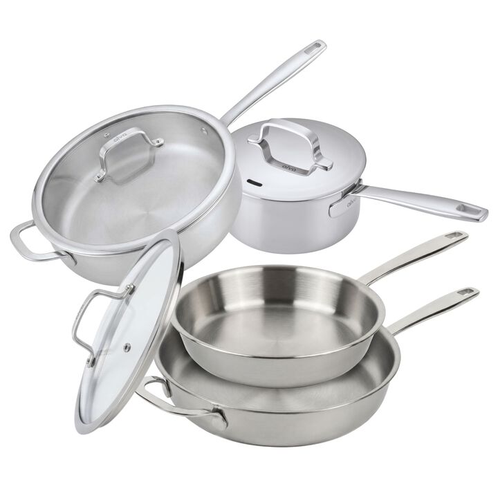 Alva Maestro 7-Piece 5-Ply Stainless Steel Cookware Set
