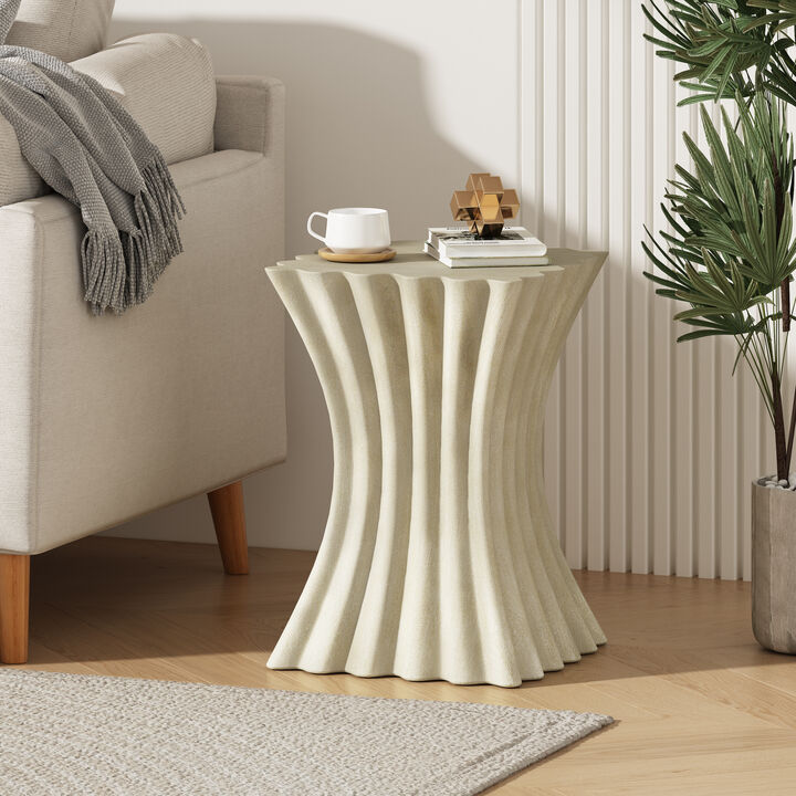 Merax Archaistic Wavy Side Table