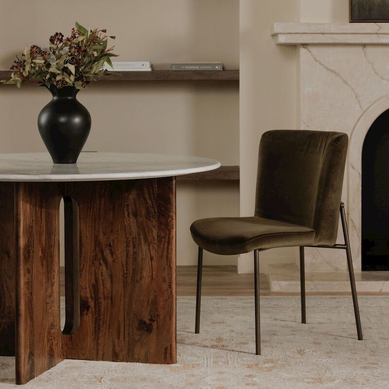 Moe's Home Collection Stanley Dining Table White Marble