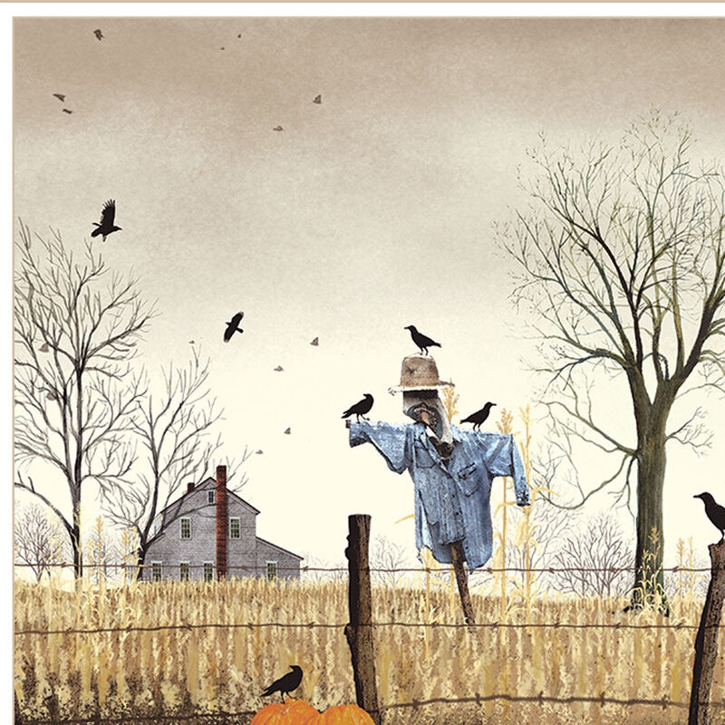 HomeRoots After the Harvest White Framed Wall Art image number 2