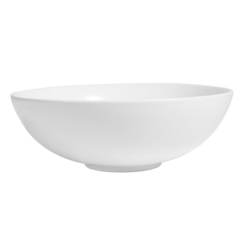 Quarry 15.5 in. Round Classic Designer Ceramic Bathroom Bowl Vessel Sink
