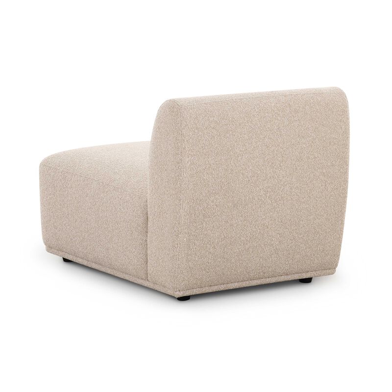 Sylvie Cream Boucle Armless 1-Seater image number 2