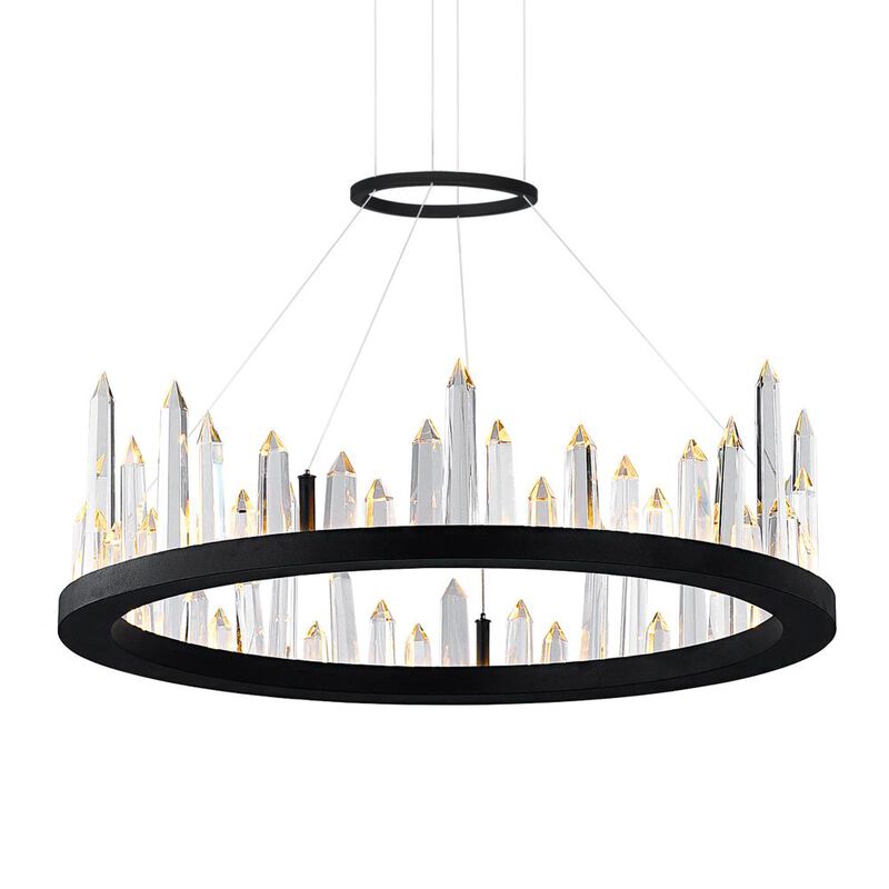 Juliette LED Chandelier With Black Finish