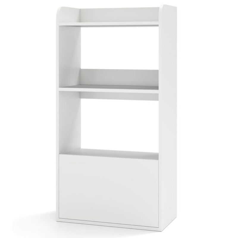 Hivvago Freestanding Bookshelf with 3-Tier Open Shelf