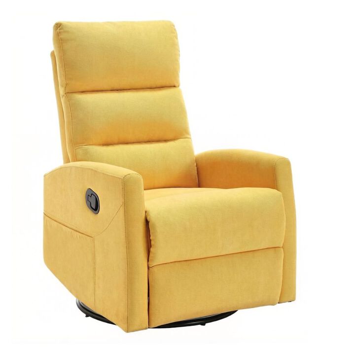 GOODSILO Manual Recliner Chair with Swivel and Rocking Function for Comfortable Living Room Seating