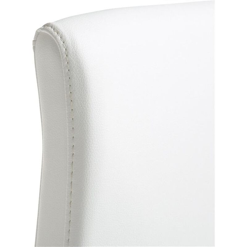 TOV Furniture Denmark Steel Barstool, Bar Height, White image number 7