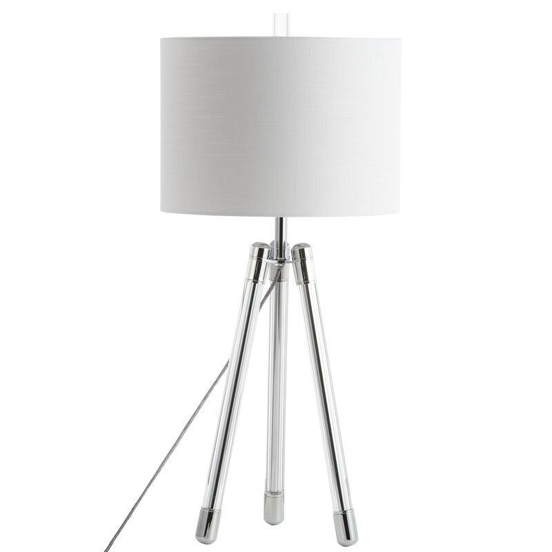 Wyman Surveyor's Tripod Crystal/Metal LED Table Lamp