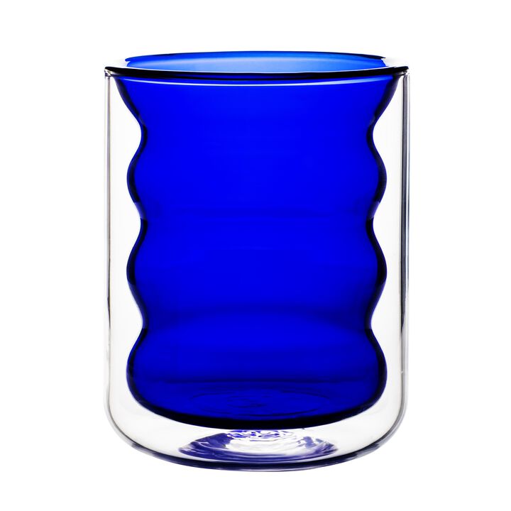 Waves Clear Water Glass - Set of 4
