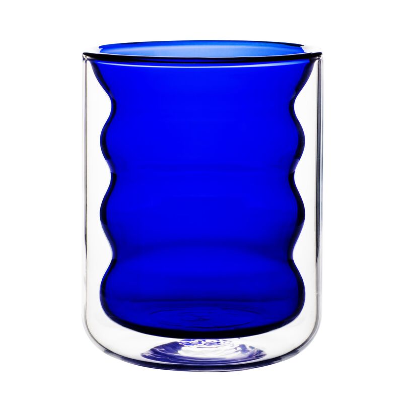 Waves Clear Water Glass - Set of 4