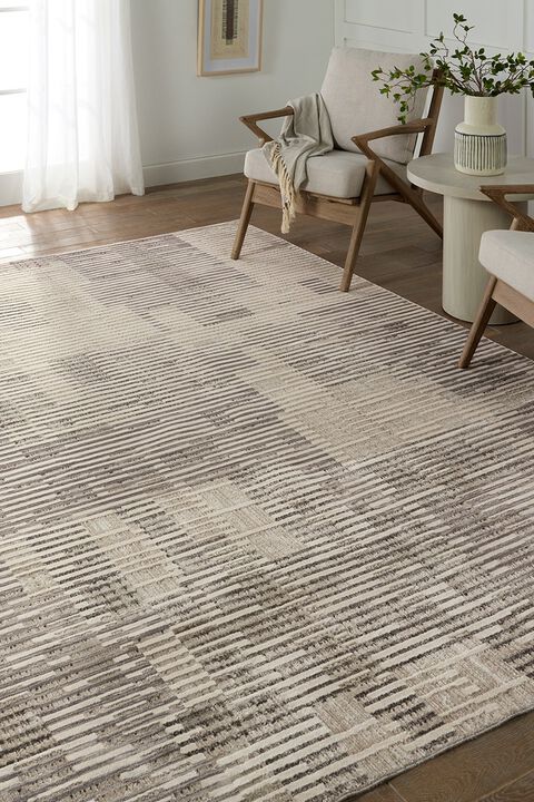 Graphite Gravity Simply Taupe 9' x 12' Rug