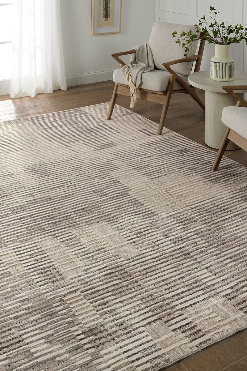 Graphite Gravity Simply Taupe 9' x 12' Rug image number 1