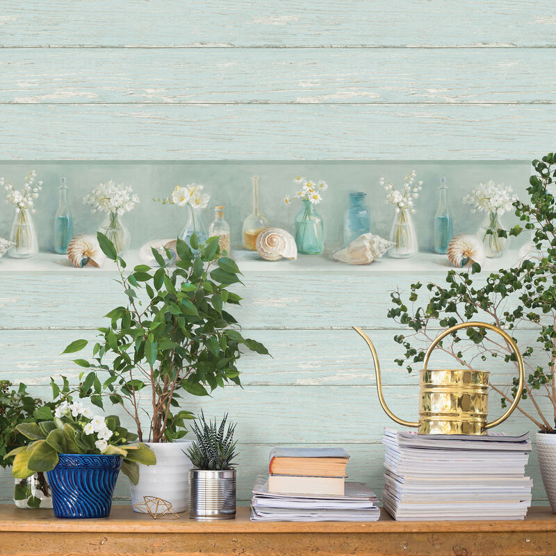 Cahoon Teal Vases Wallpaper image number 1