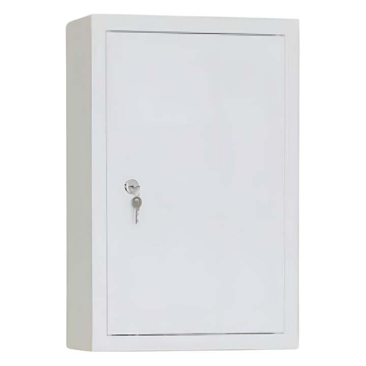 Wall-Mounted Medicine Cabinet with Mirror and Storage Shelves