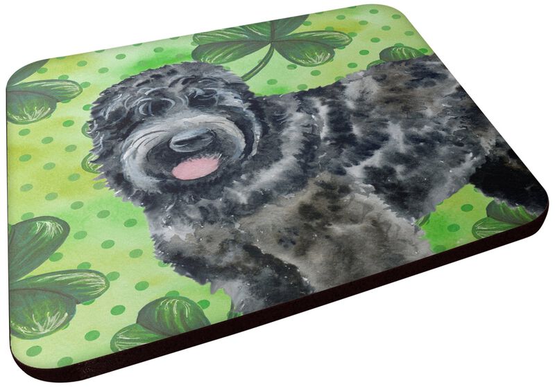 Caroline's Treasures Black Russian Terrier St Patrick's Decorative coasters, Multicolor