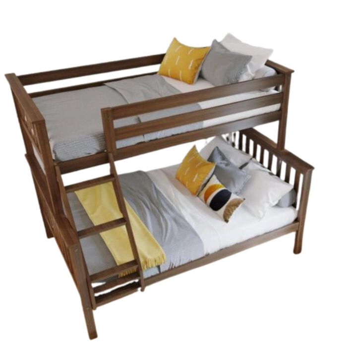 Hivvago Twin over Full size Solid Wood Bunk Bed