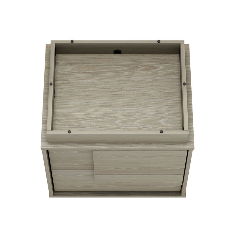 Horizon Gray Nightstands (Set of 2)