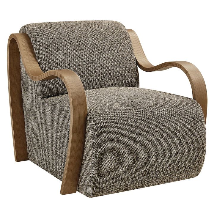 Atrium Lattice Boucle Accent Armchair