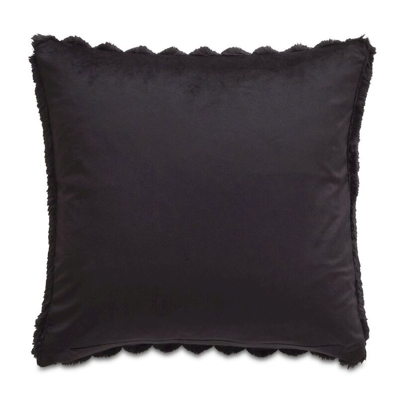 Michael Amini Parker 20" Square Throw Pillow - Onyx image number 7