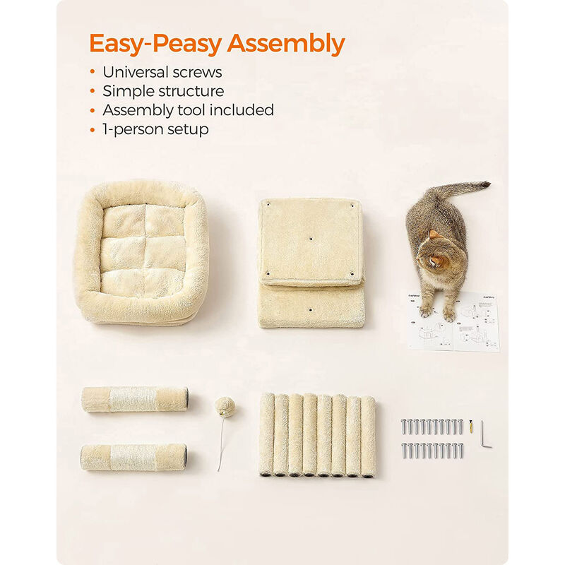 26.4-Inch Cat Tree &ndash; Compact and Cozy Design