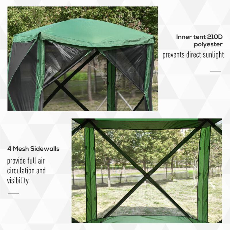 Hivvago Easy Setup Camping Canopy Tent image number 3
