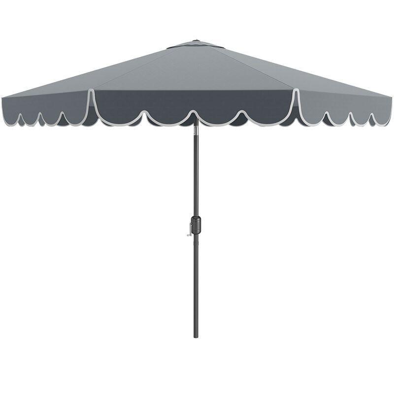 Outdoor Crank Tilt Umbrella &ndash; Adjustable Market Shade for Patio or Backyard image number 3
