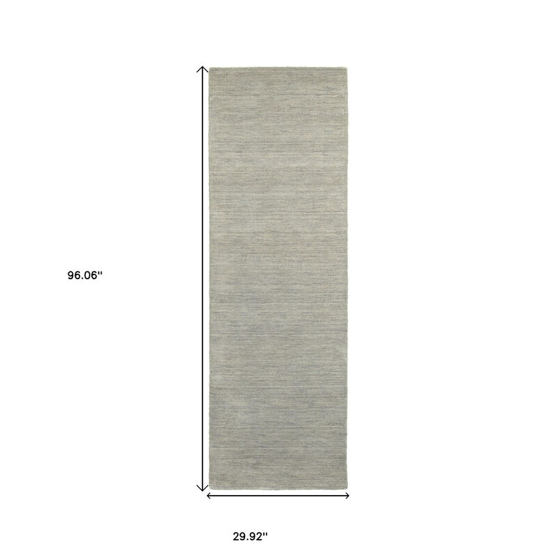HomeRoots Wool Hand Tufted Runner Rug image number 3