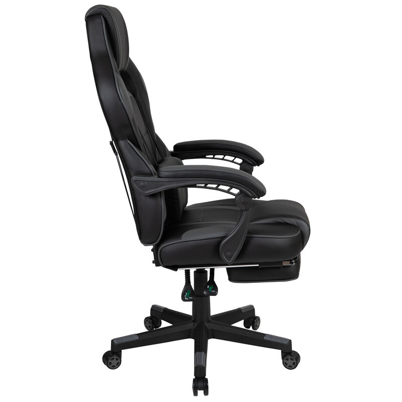 X40 Gaming Chair Racing Ergonomic Computer Chair with Fully Reclining Back/Arms, Slide-Out Footrest, Massaging Lumbar - / image number 9