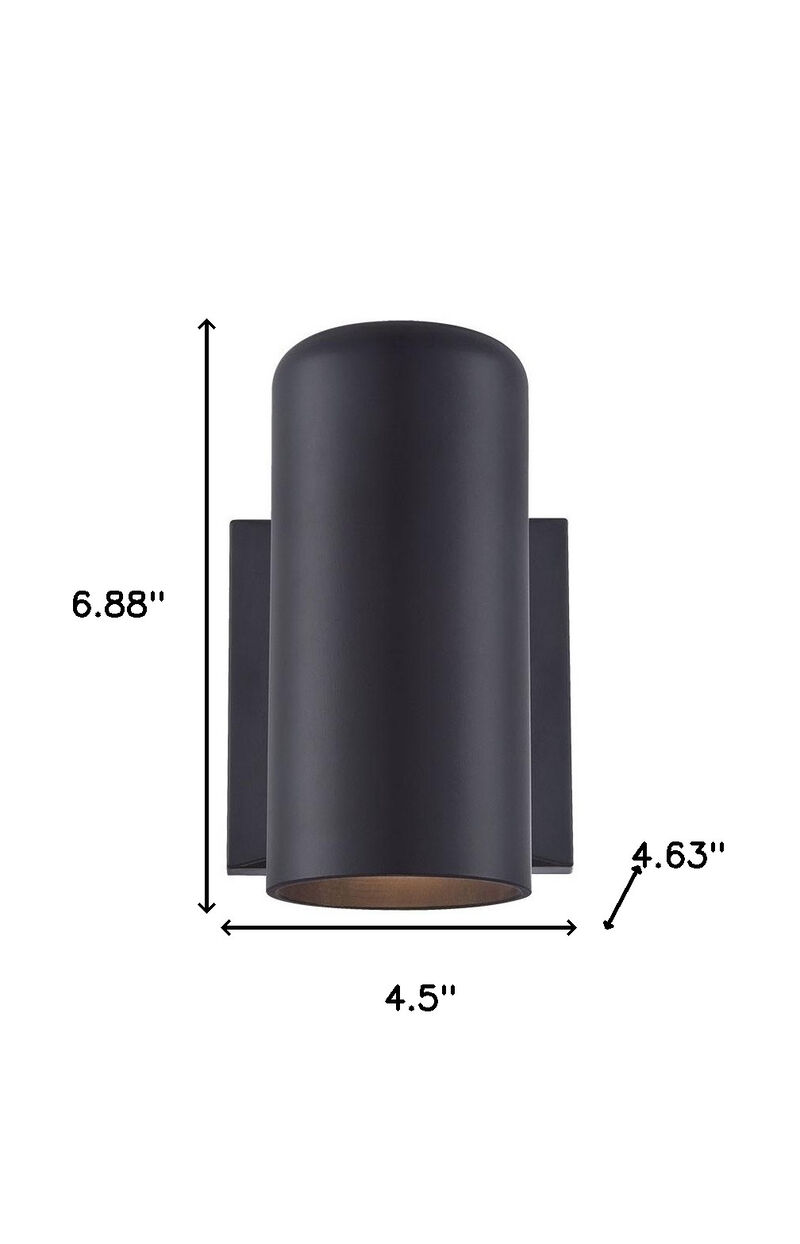 Hivvago Minimalist Matte Black Wall Sconce