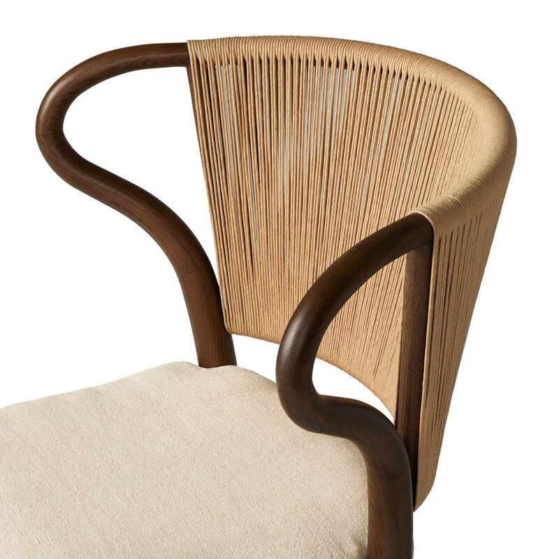 Amira Broadway Dune Armless Dining Chair