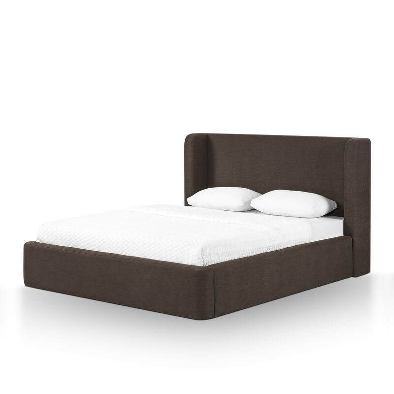 Harmony Tan Performance Chenille Queen Bed image number 2