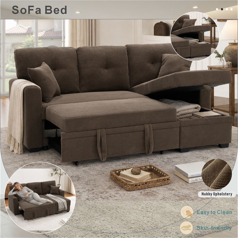 Ludfob Storage Sleeper Sofa image number 5
