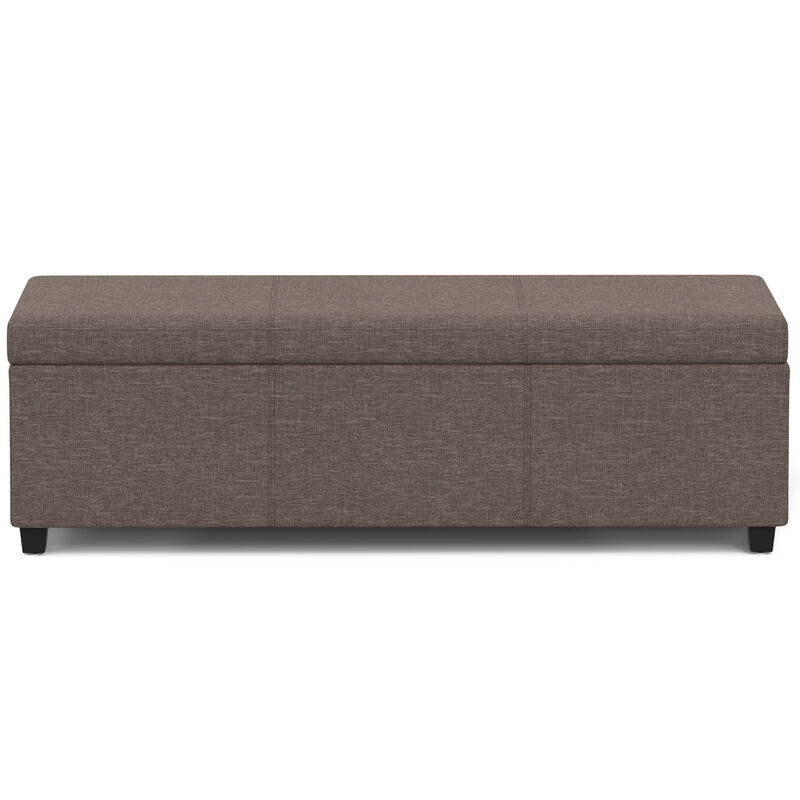 Simpli Home Avalon Extra Large Storage Ottoman Bench image number 1