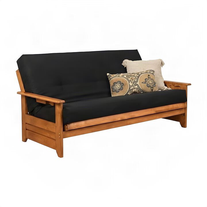 Phoenix&nbsp;Frame-Barbados&nbsp;Finish-Suede Black Mattress