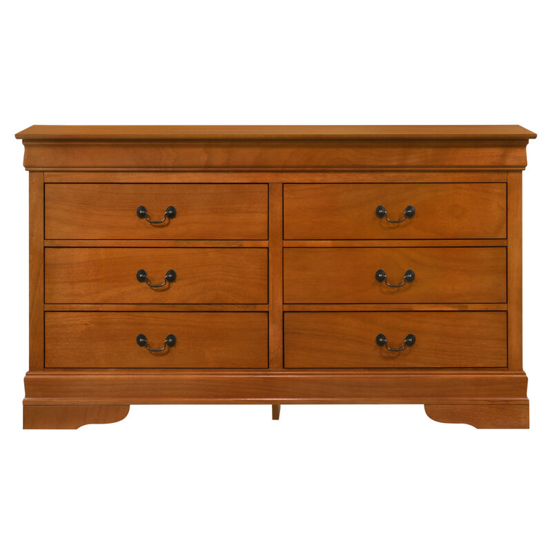 Louis Phillipe G02160-D Dresser, Oak